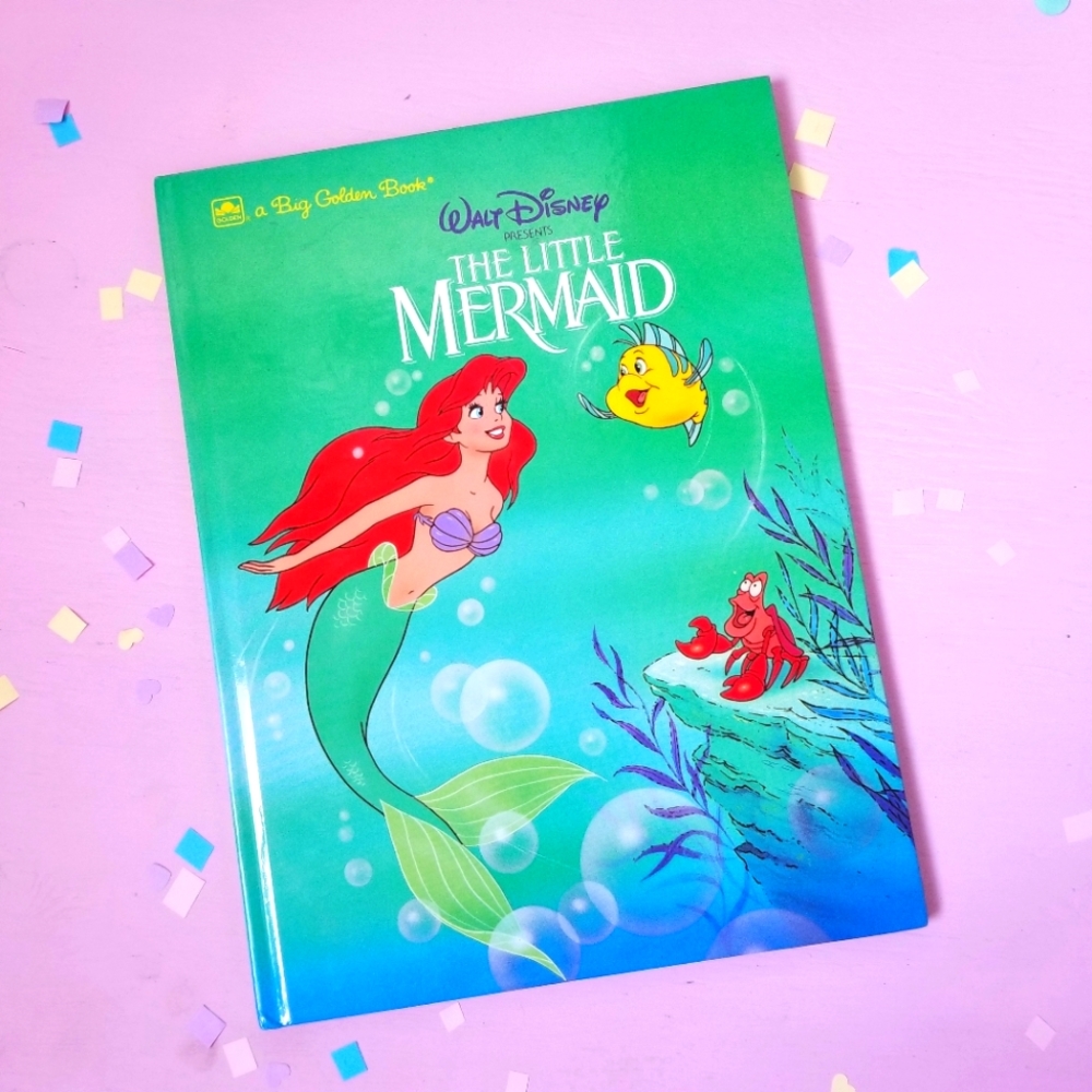 1992 Vintage Disney The Little Mermaid Children's Book